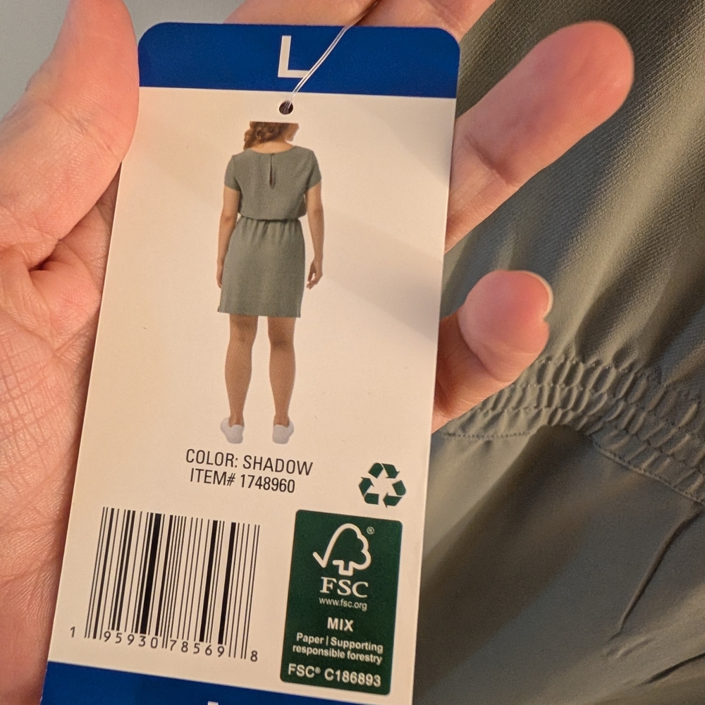 NWT! 🌿 32 Degrees Cool Everyday Ease Dress ✨Size L - Picture 10 of 11